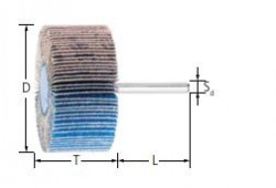 VENTILATEUR DE PONCEUSE EN CORINDON F Ø 80X50 MM Ø 6 MM 10 PCS F 8050/6 Z-COOL 60  REF. PFERD 44535066